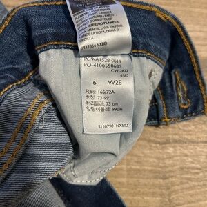 Signature by Levi Strauss Dark Blue High-Rise Shorts